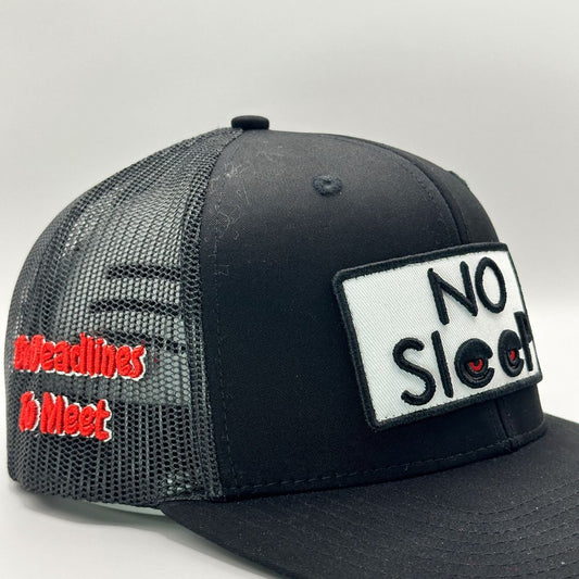 NO SleeP Trucker cap- Black